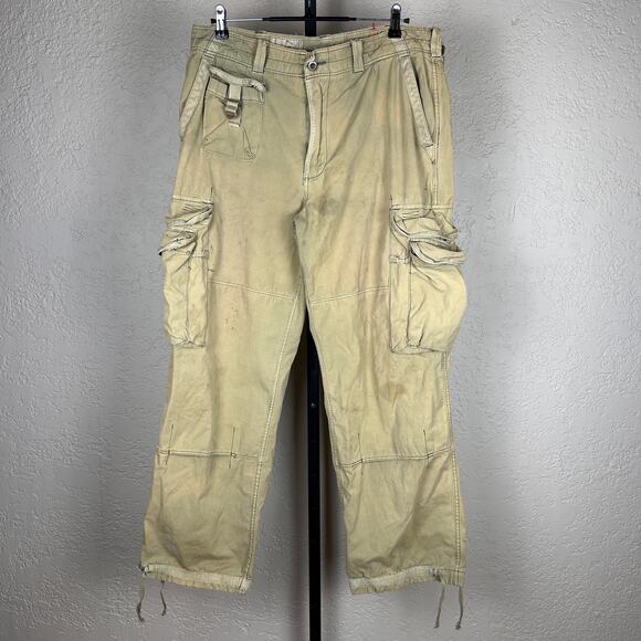 Polo Jeans Company Ralph Lauren 1967 Military Style Sz36 Cargo Paratrooper Pants - Picture 4 of 8